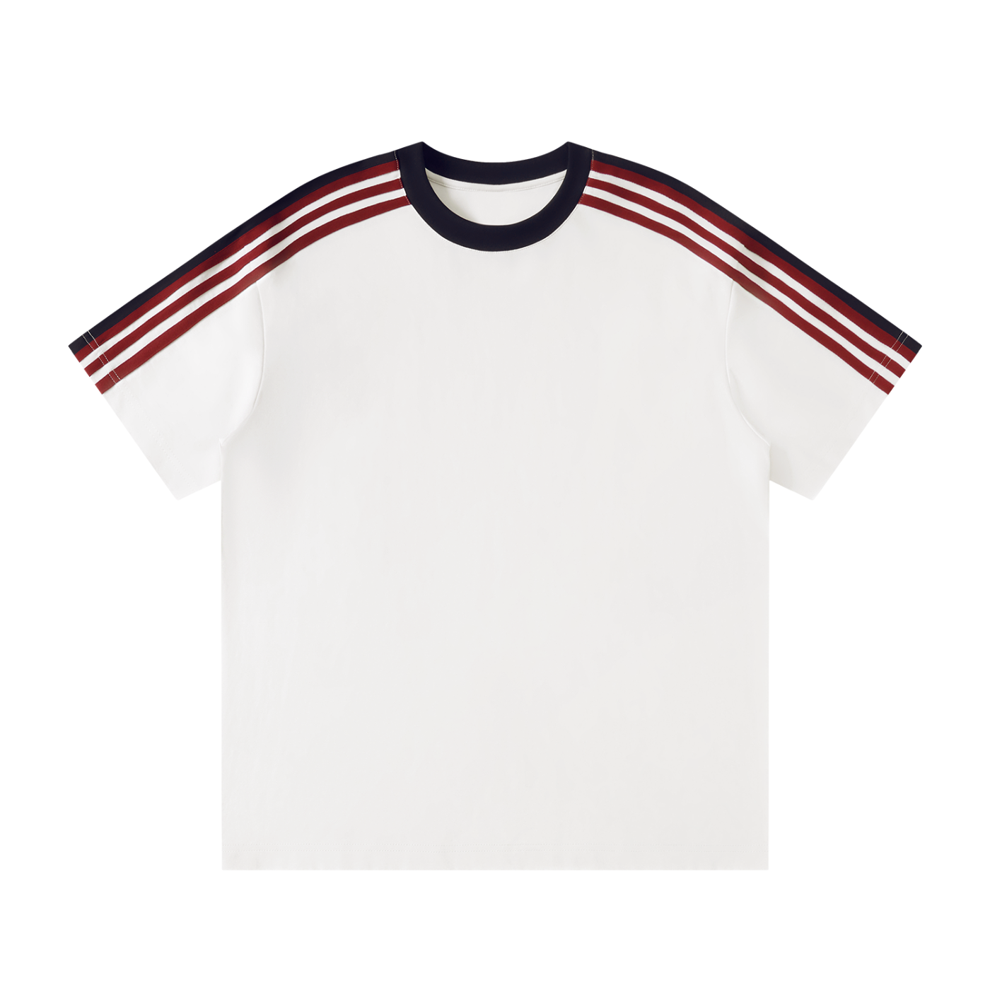 Unisex Colorblock Striped T-Shirt