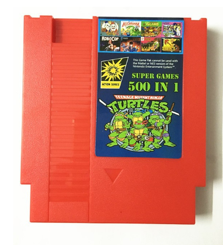 NES Game Card - 500 in 1 Game Cartridge