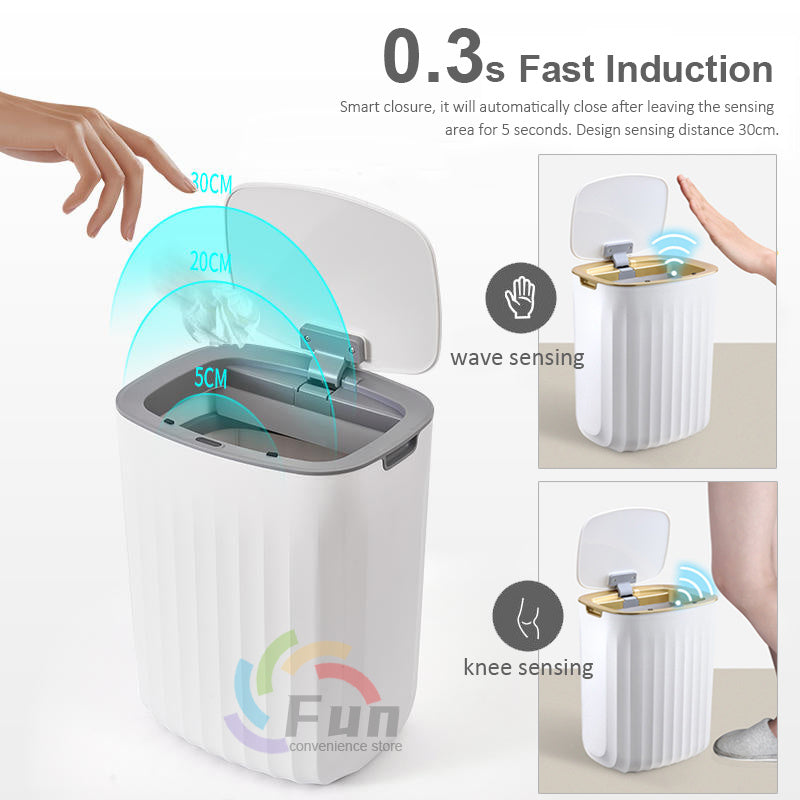Smart Trash Can With Lid..