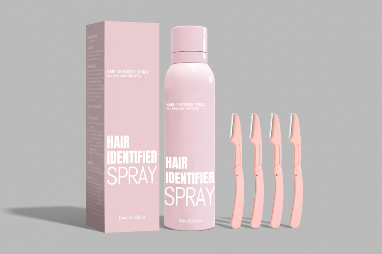 Hair Identification Spray for Gentle Facial Hair Removal