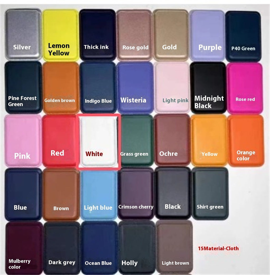 For Magsafe Magnetic Luxury Leather Card Holder..