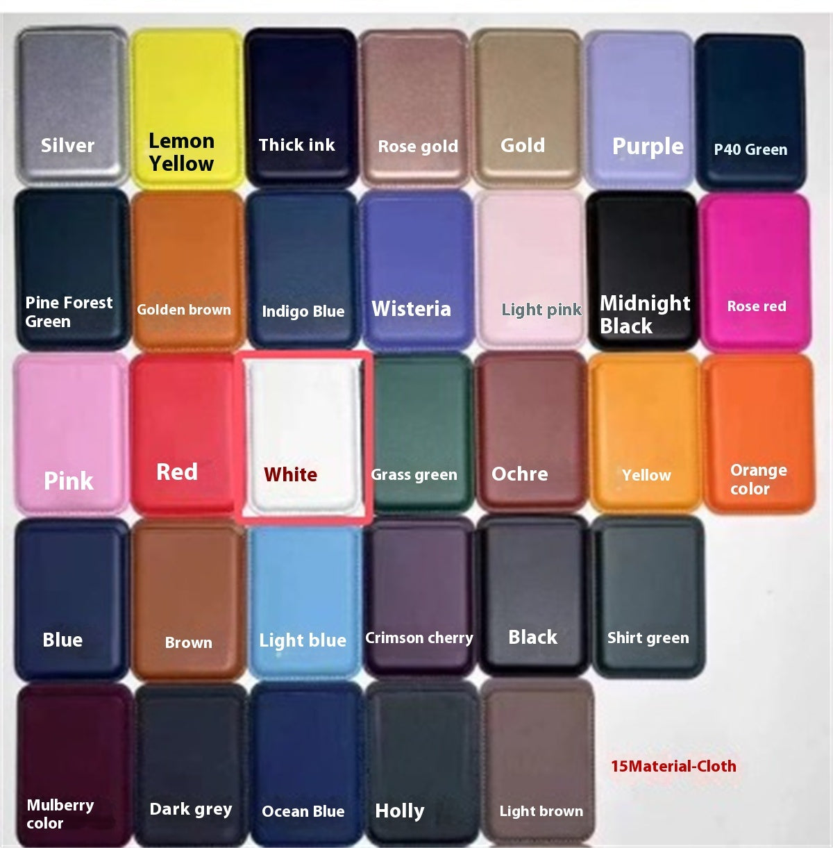 For Magsafe Magnetic Luxury Leather Card Holder..