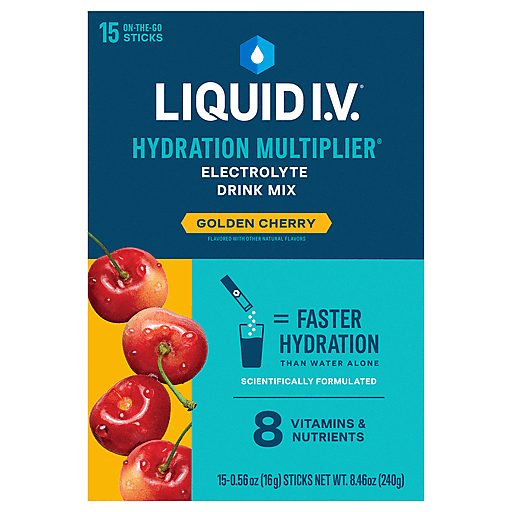 Liquid I.V.® Hydration Multiplier® – Golden Cherry Electrolyte Drink Mix
