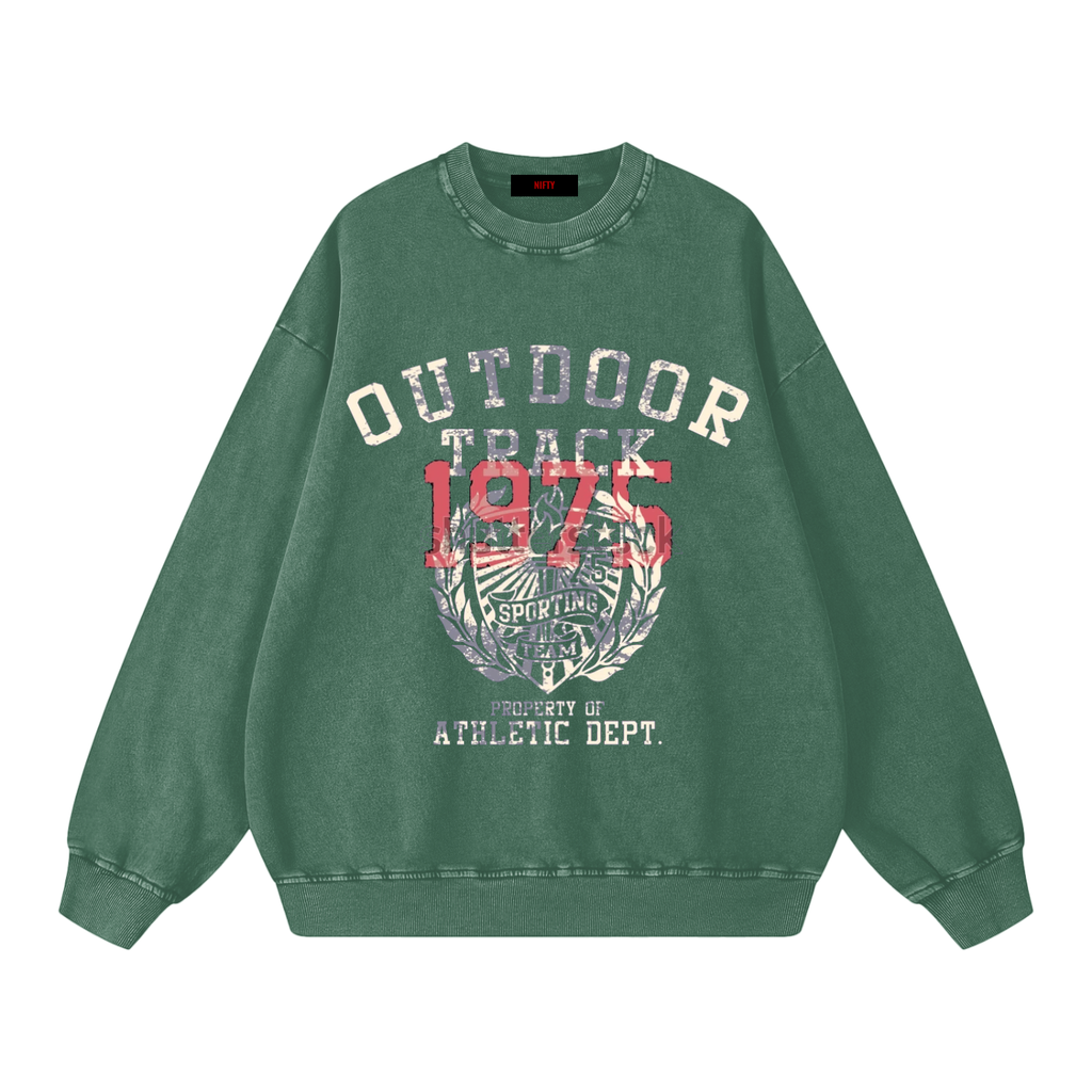 Snow Washed Oversized Sweatshirt