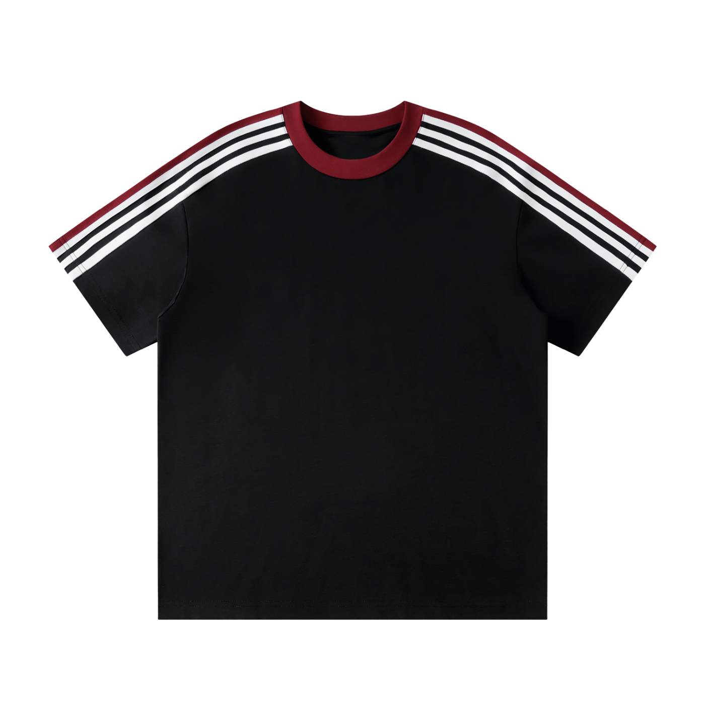 Unisex Colorblock Striped T-Shirt