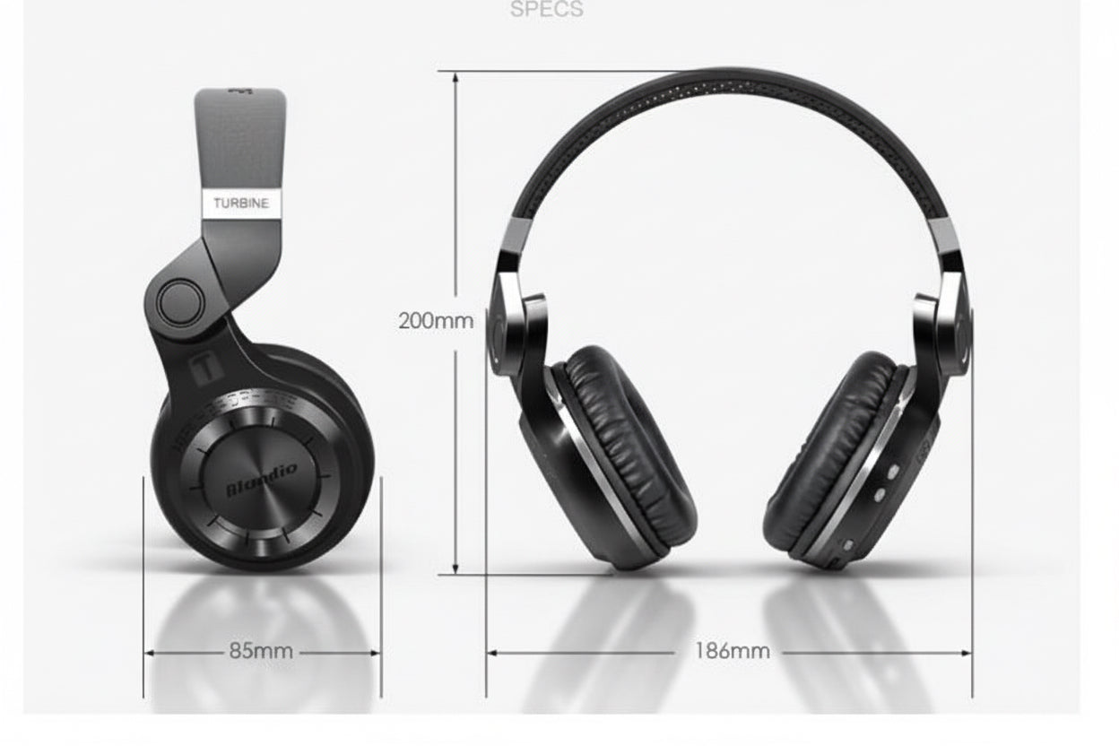 Bluetooth Over-Ear Headphones with Stereo Sound