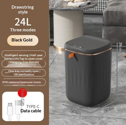 Smart Trash Can With Lid..