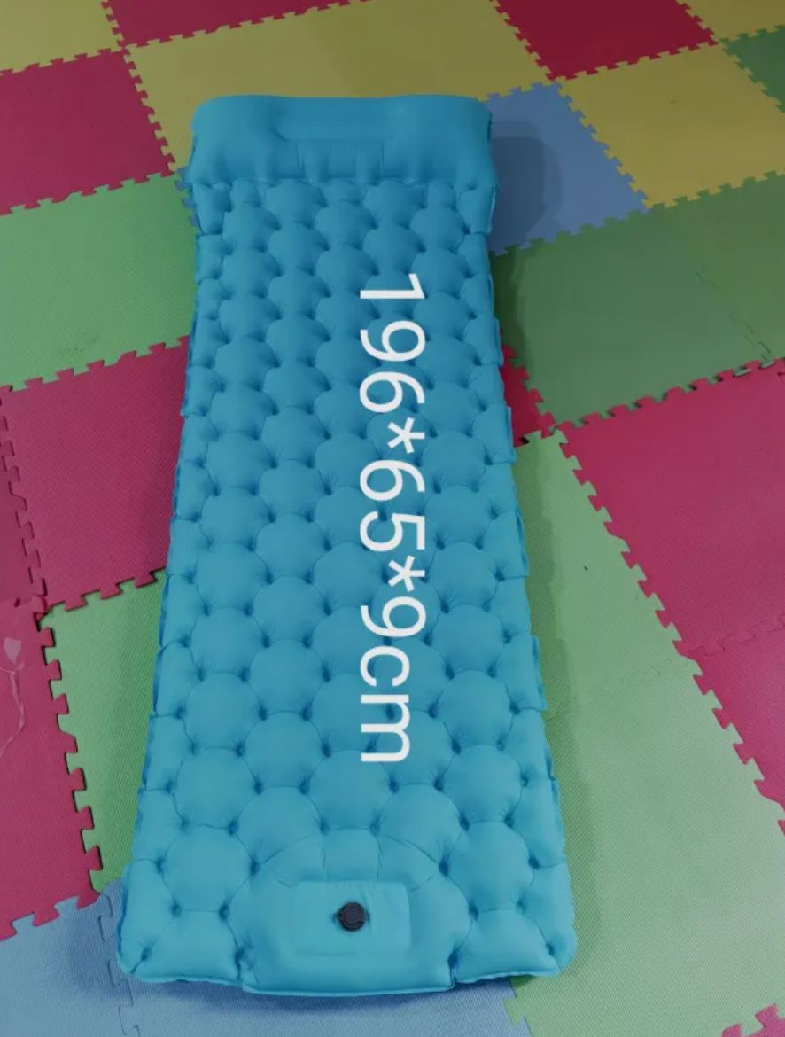 Portable Foot-Inflated Camping Cushion