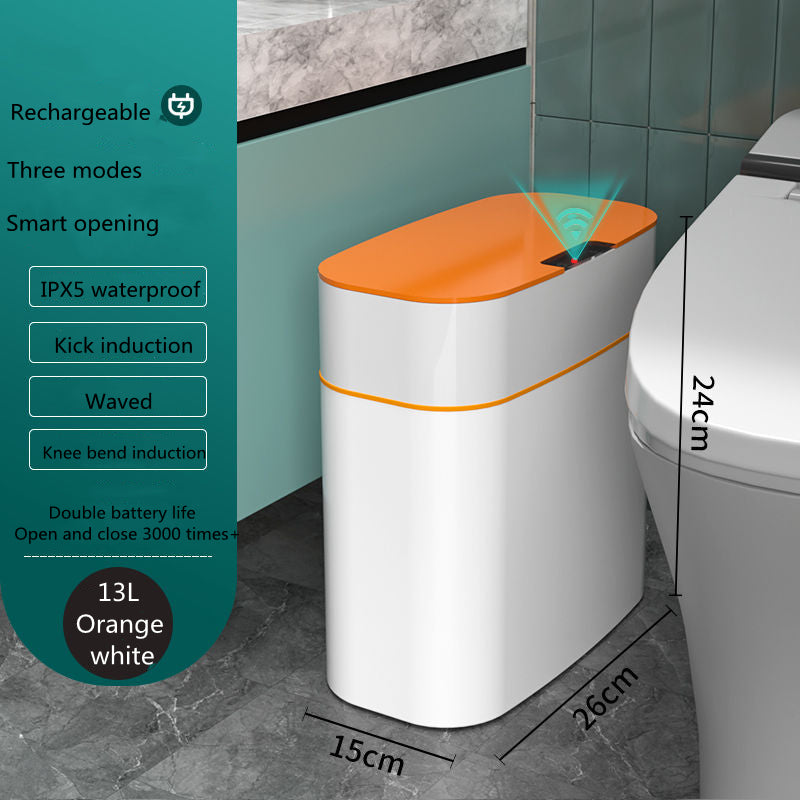 Smart Trash Can With Lid..