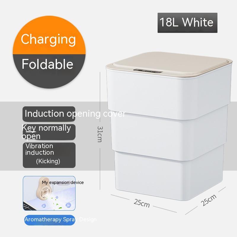 Smart Trash Can With Lid..