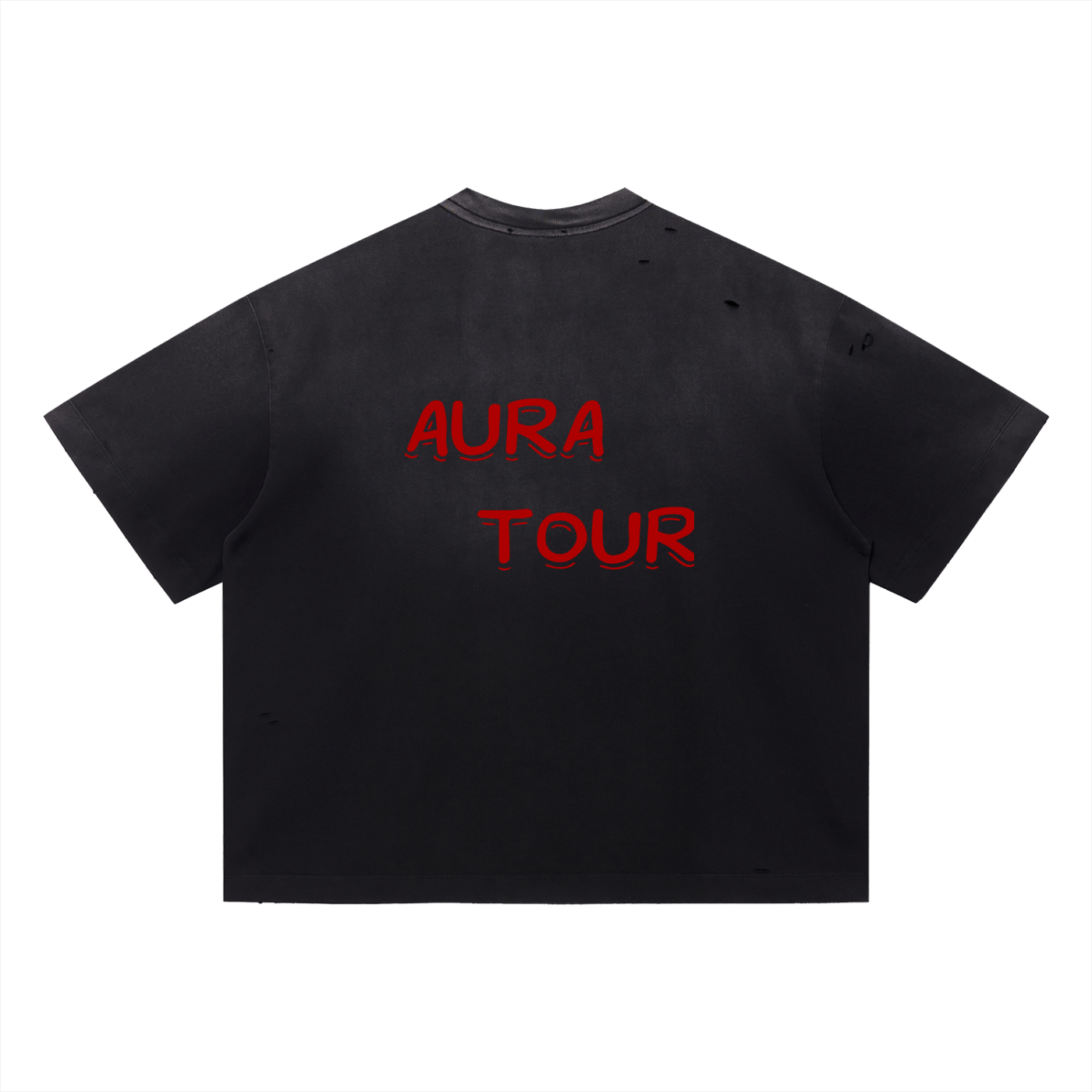 Vintage Washed Distressed Boxy Oversized T-Shirt