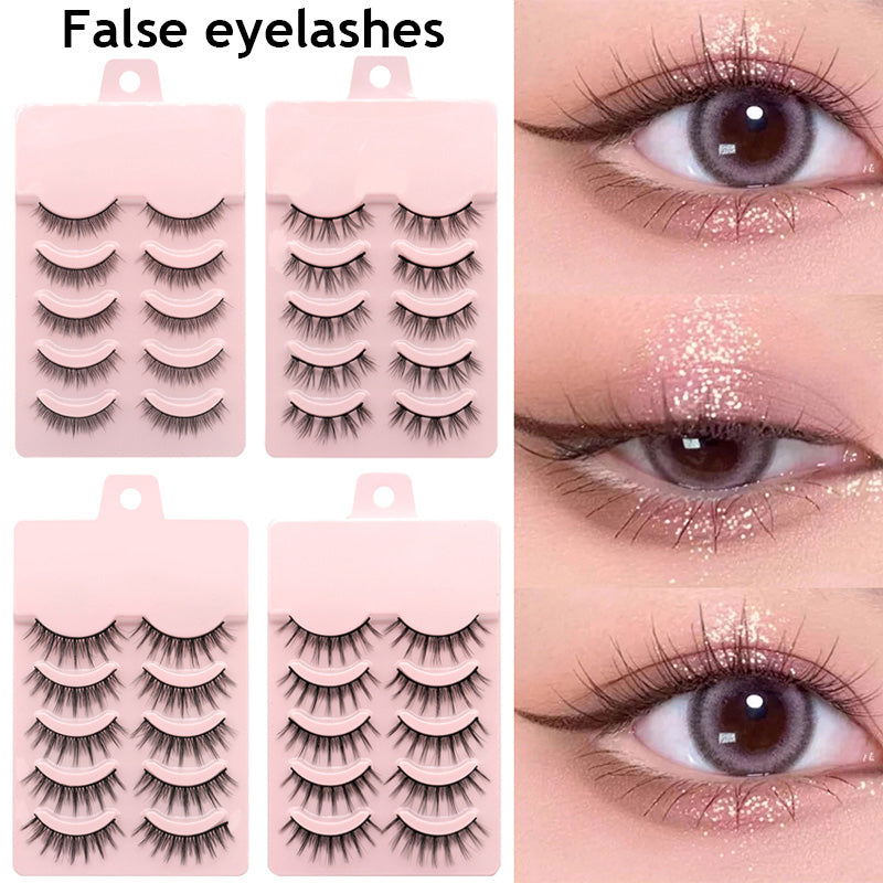 New Manga Soft Natural False Eyelashes for Cosplay
