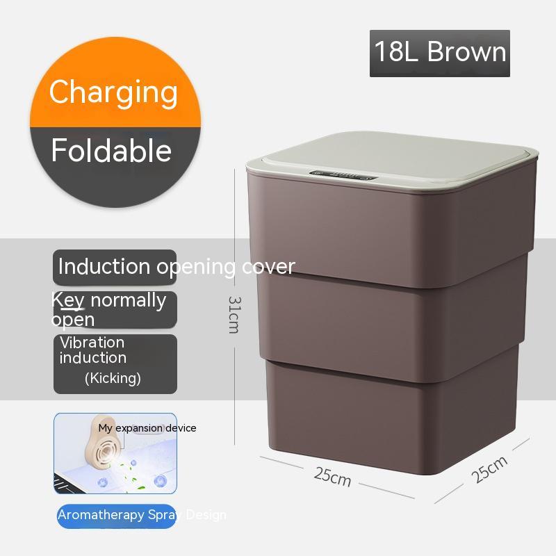 Smart Trash Can With Lid..