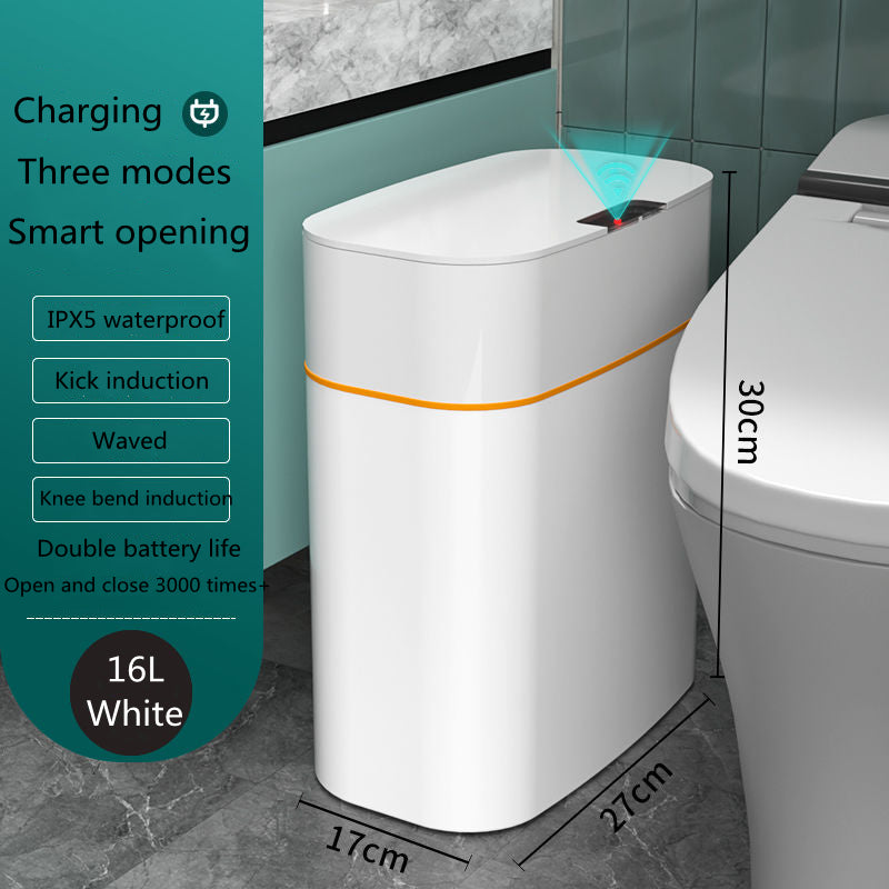 Smart Trash Can With Lid..