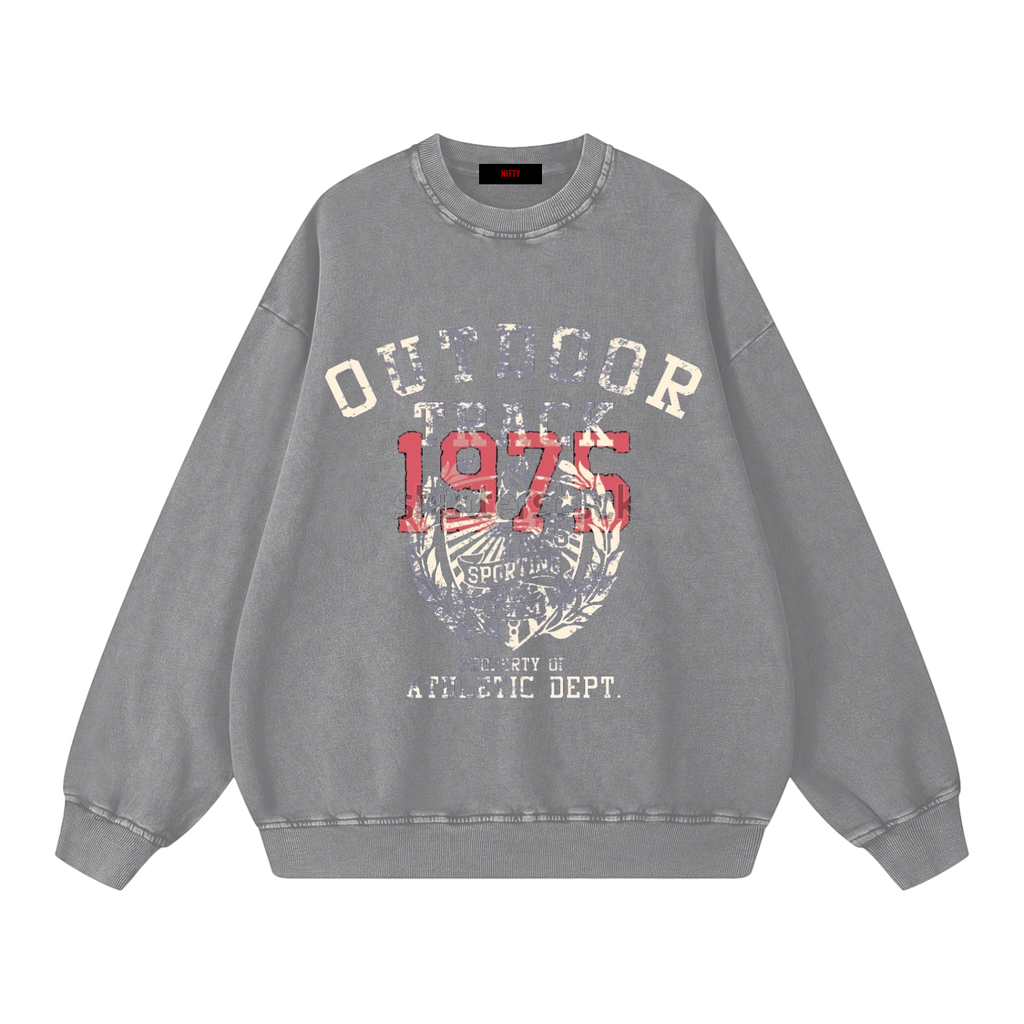 Snow Washed Oversized Sweatshirt