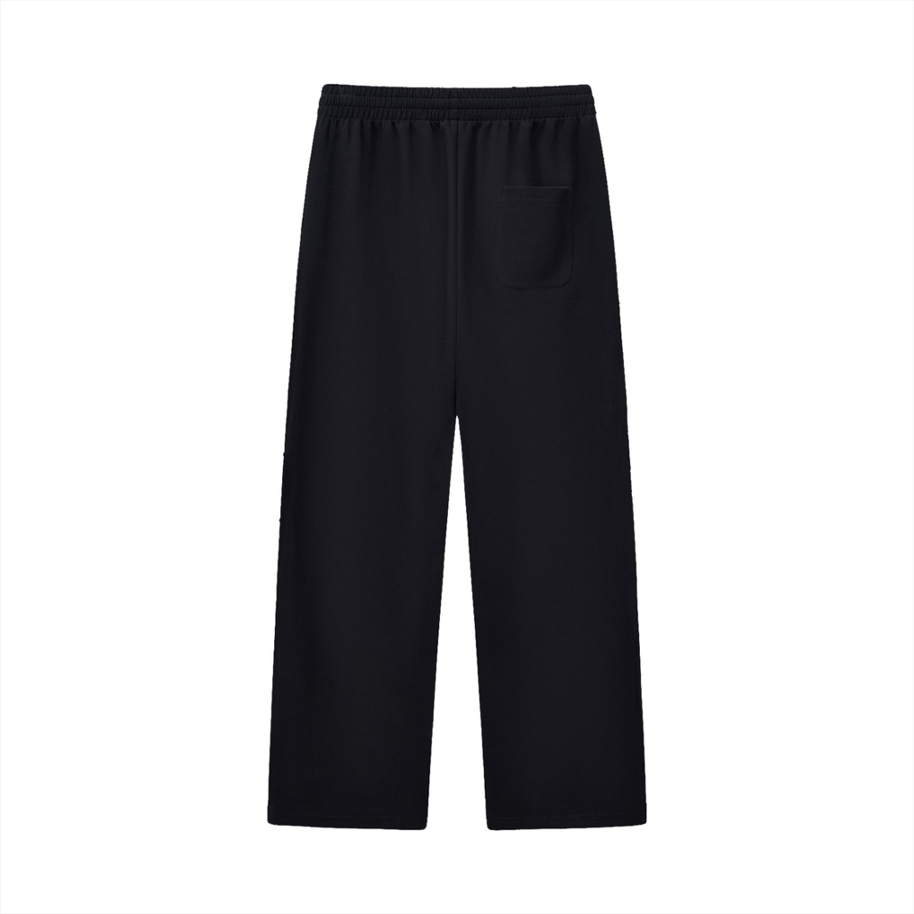 Curved Stripe Straight Sweatpants