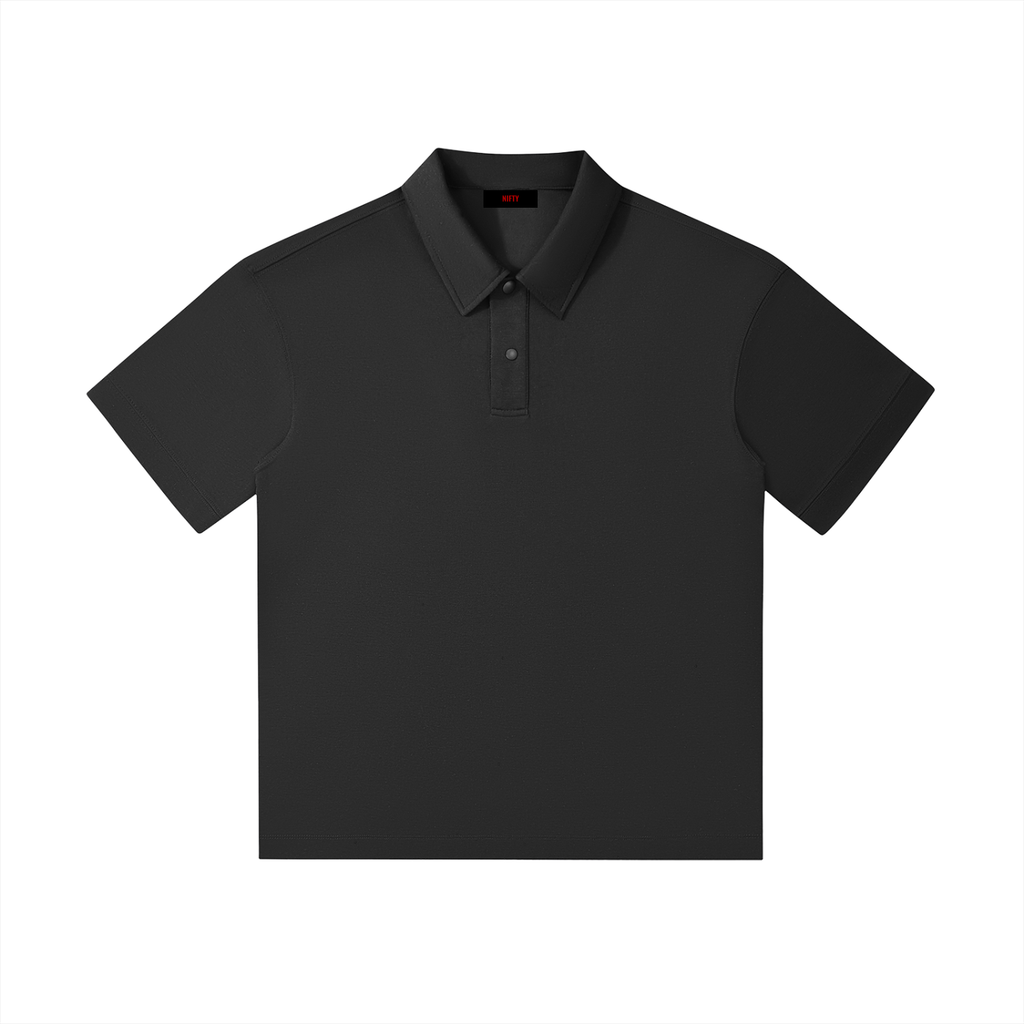 Drop Shoulder Short-Sleeve Polo