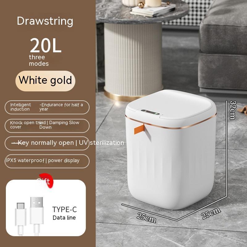 Smart Trash Can With Lid..