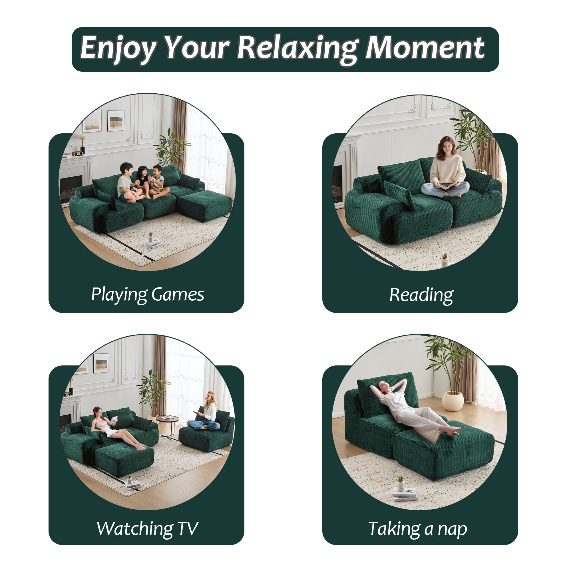 Modern Memory Foam Compressed Sofa..