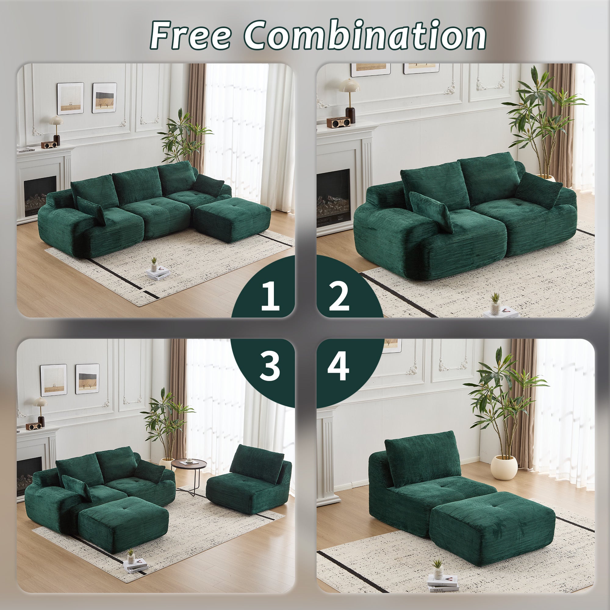 Modern Memory Foam Compressed Sofa..