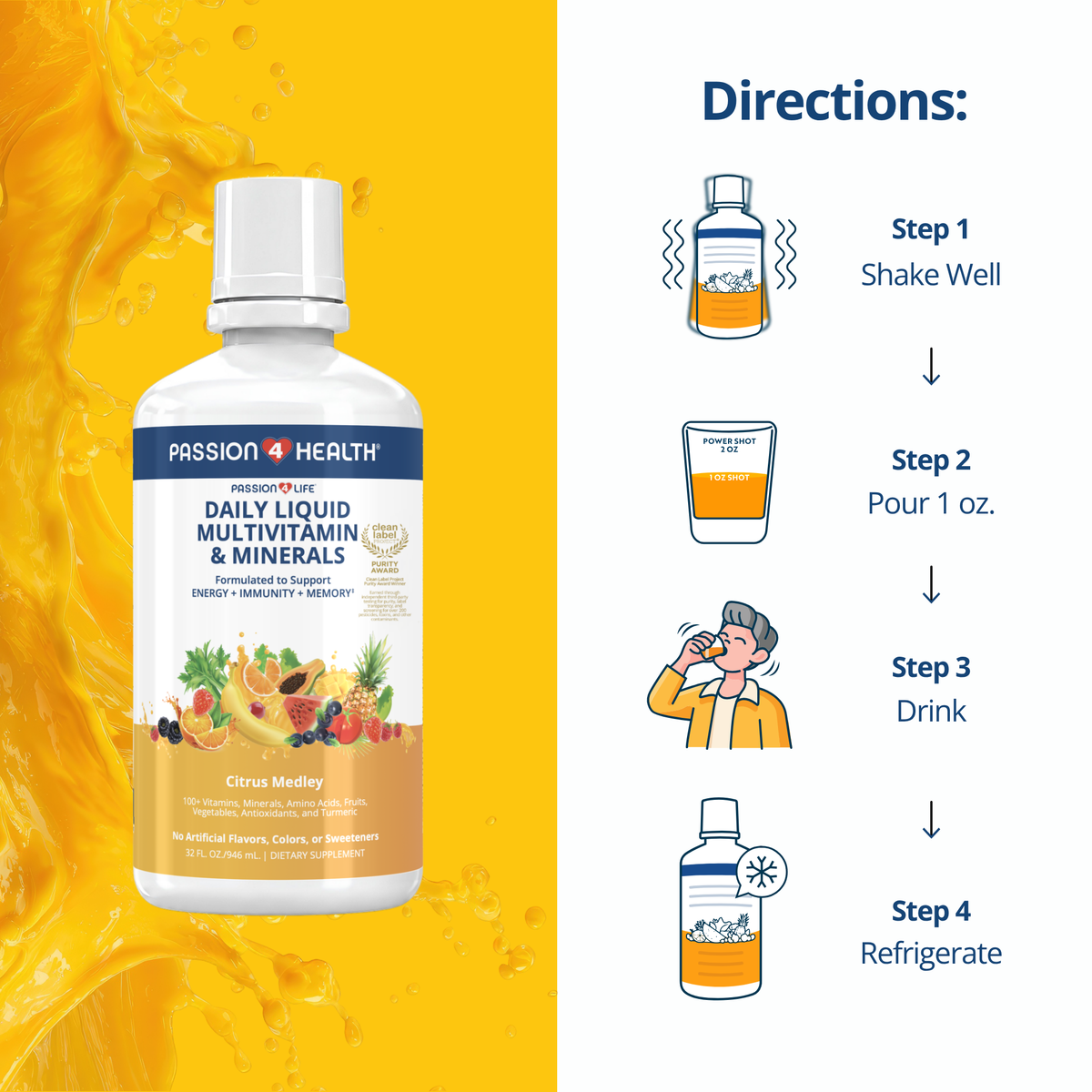 Daily Liquid Multivitamin + Minerals