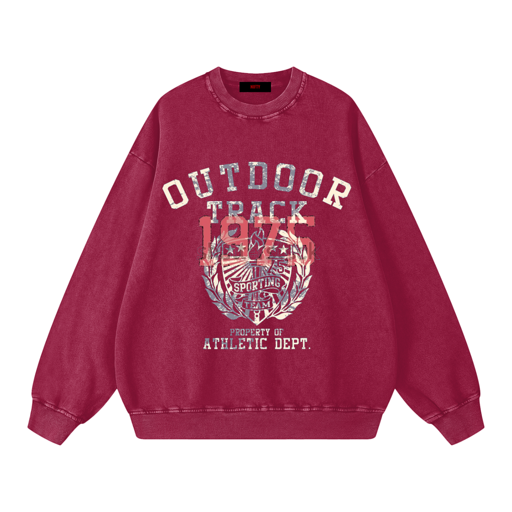 Snow Washed Oversized Sweatshirt