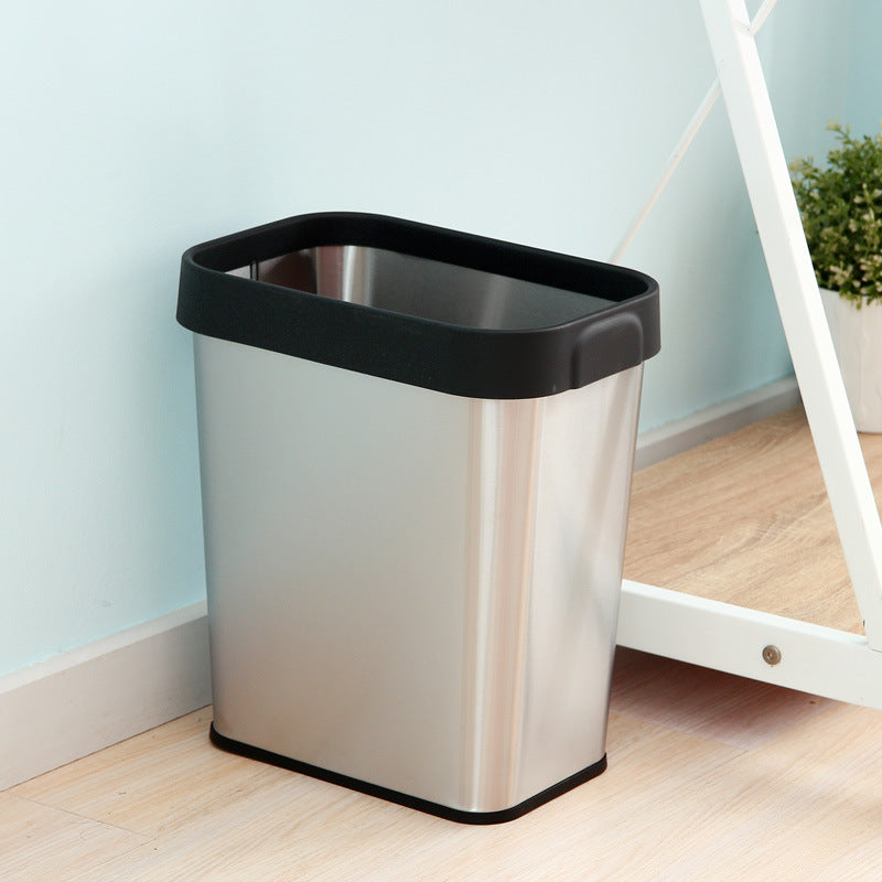 Stainless Steel Home Paper Bin