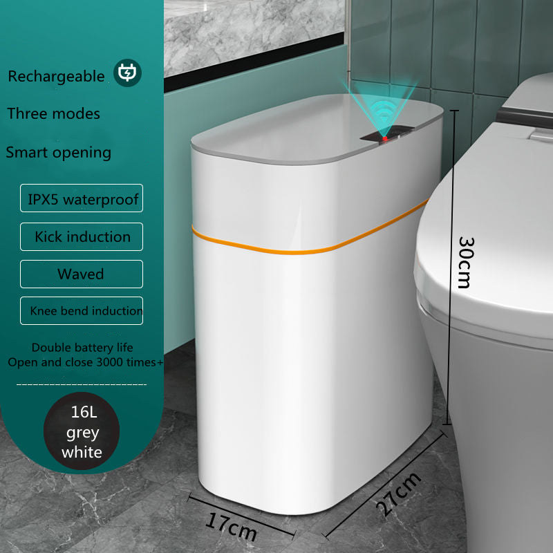 Smart Trash Can With Lid..