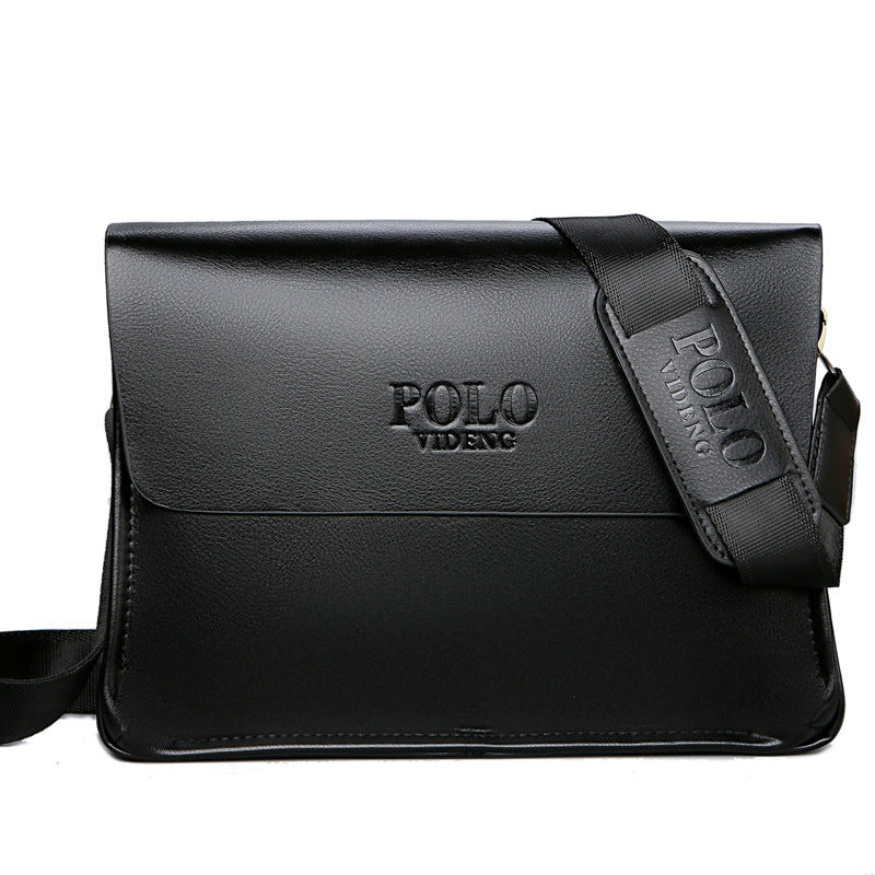Casual Business Shoulder Bag for Men - Polo Style