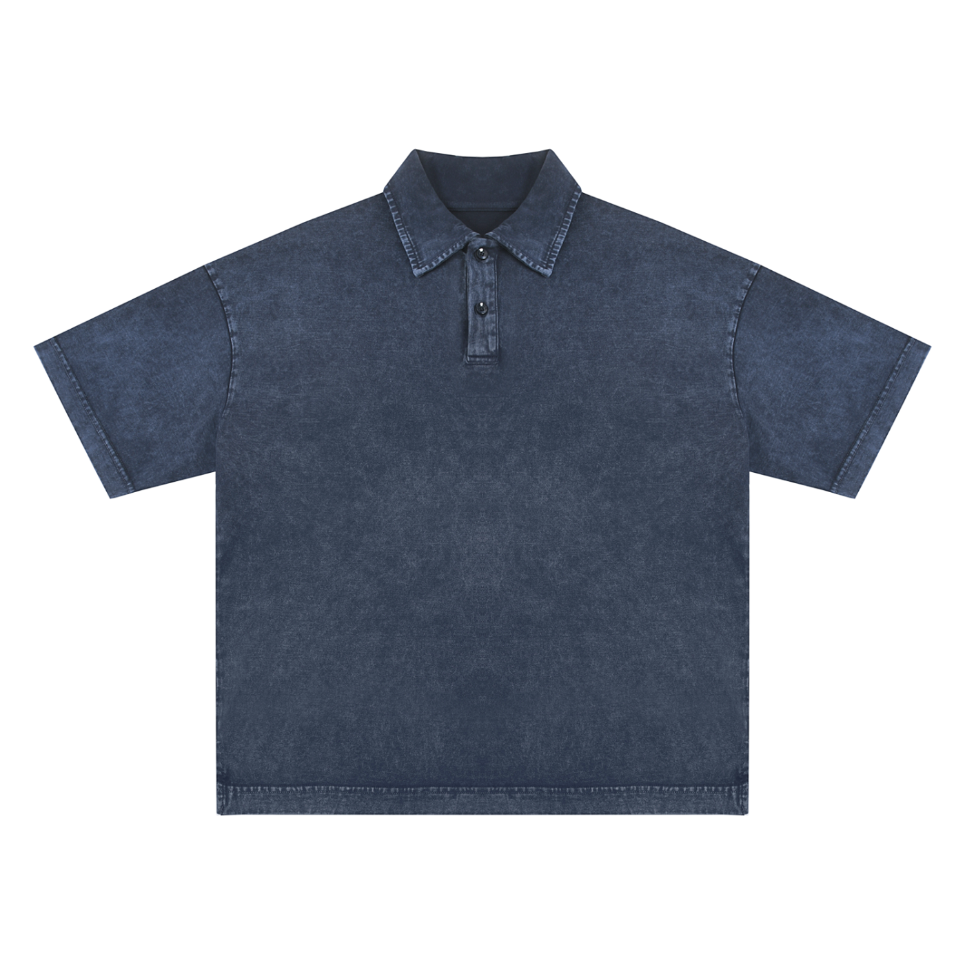 Heavyweight Snow-Washed Polo T-Shirt