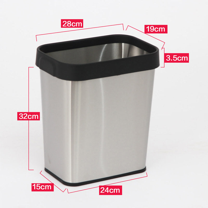 Stainless Steel Home Paper Bin