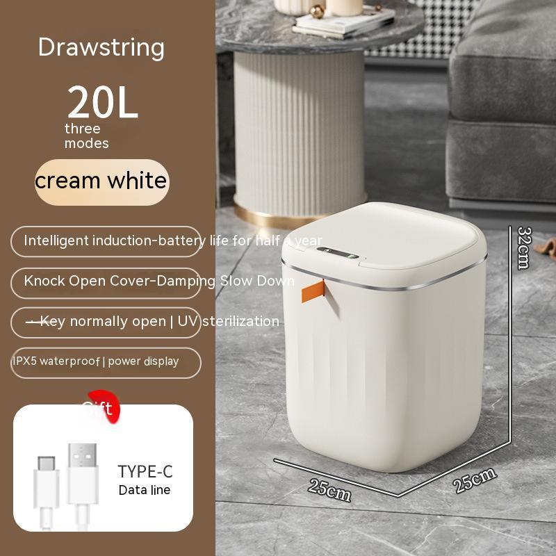 Smart Trash Can With Lid..