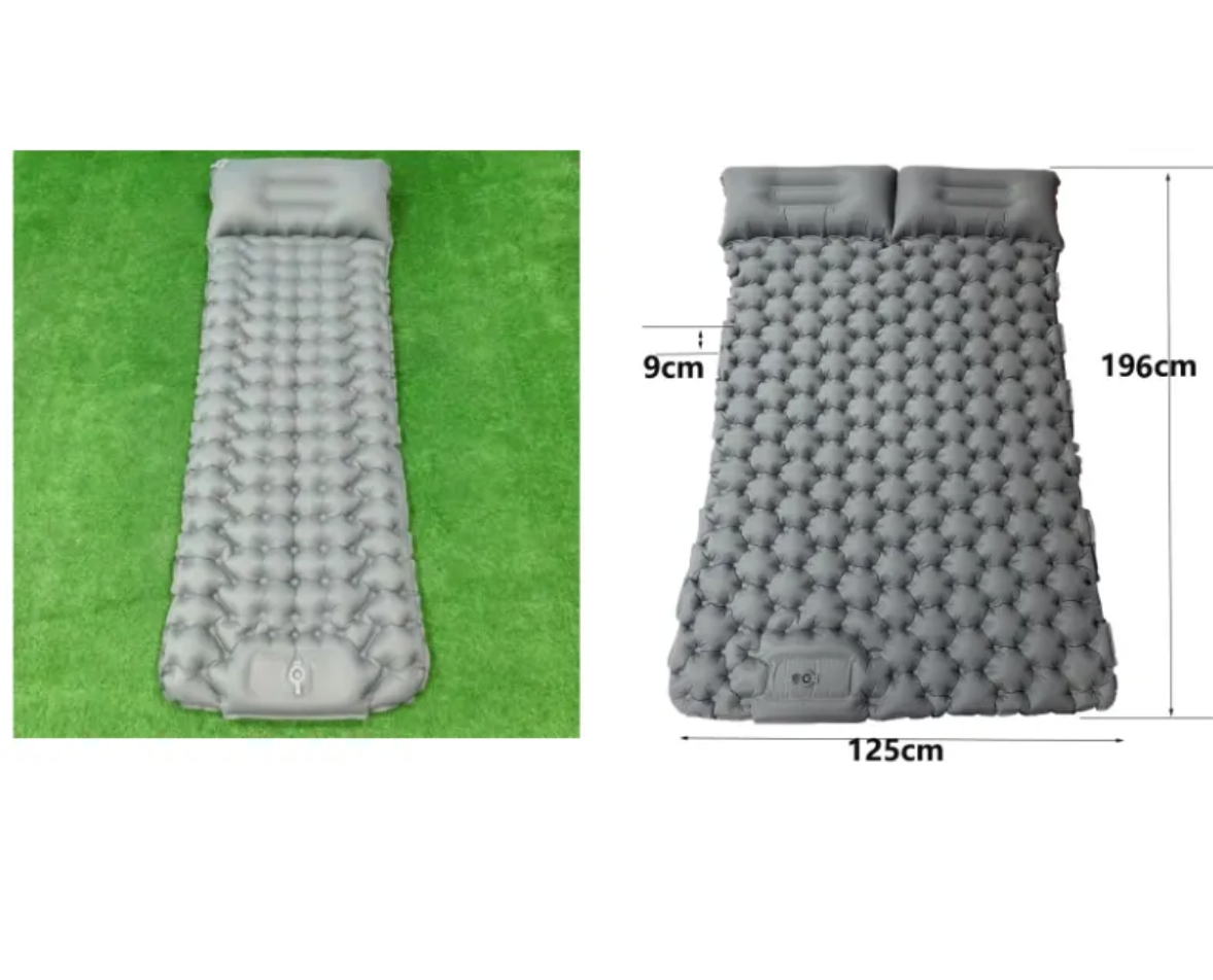 Portable Foot-Inflated Camping Cushion