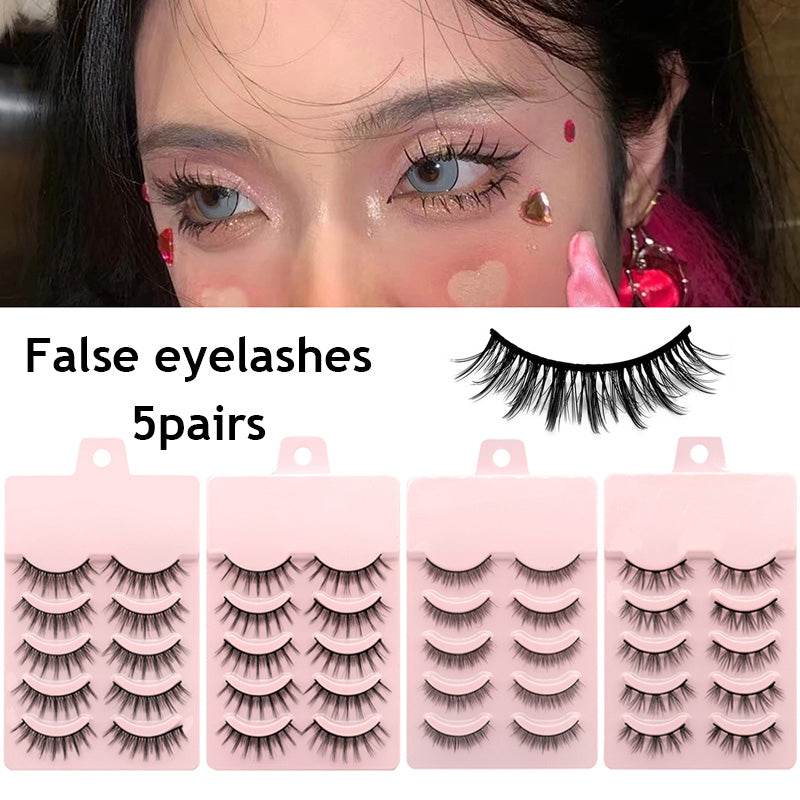 New Manga Soft Natural False Eyelashes for Cosplay