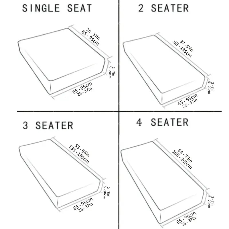 Elastic Sofa Cover with Non-Slip Furniture Protector