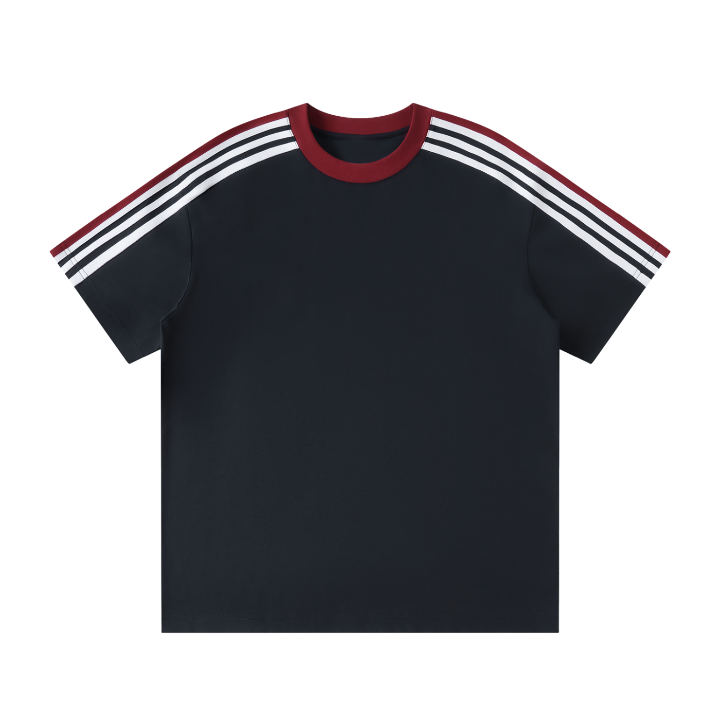 Unisex Colorblock Striped T-Shirt