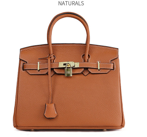 Platinum Bag in First Layer Cowhide for Women