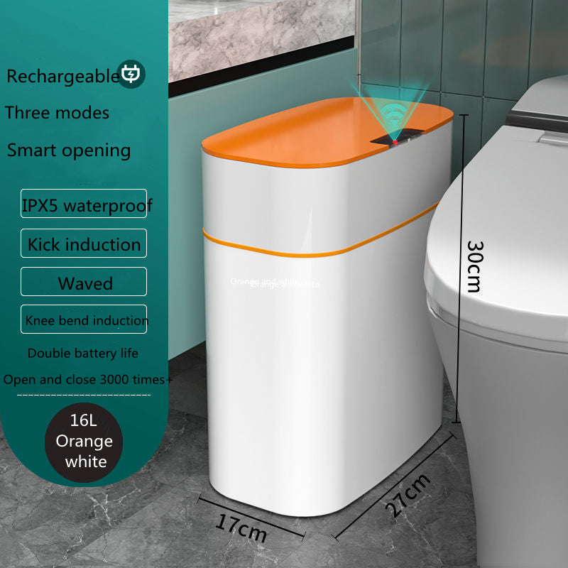 Smart Trash Can With Lid..