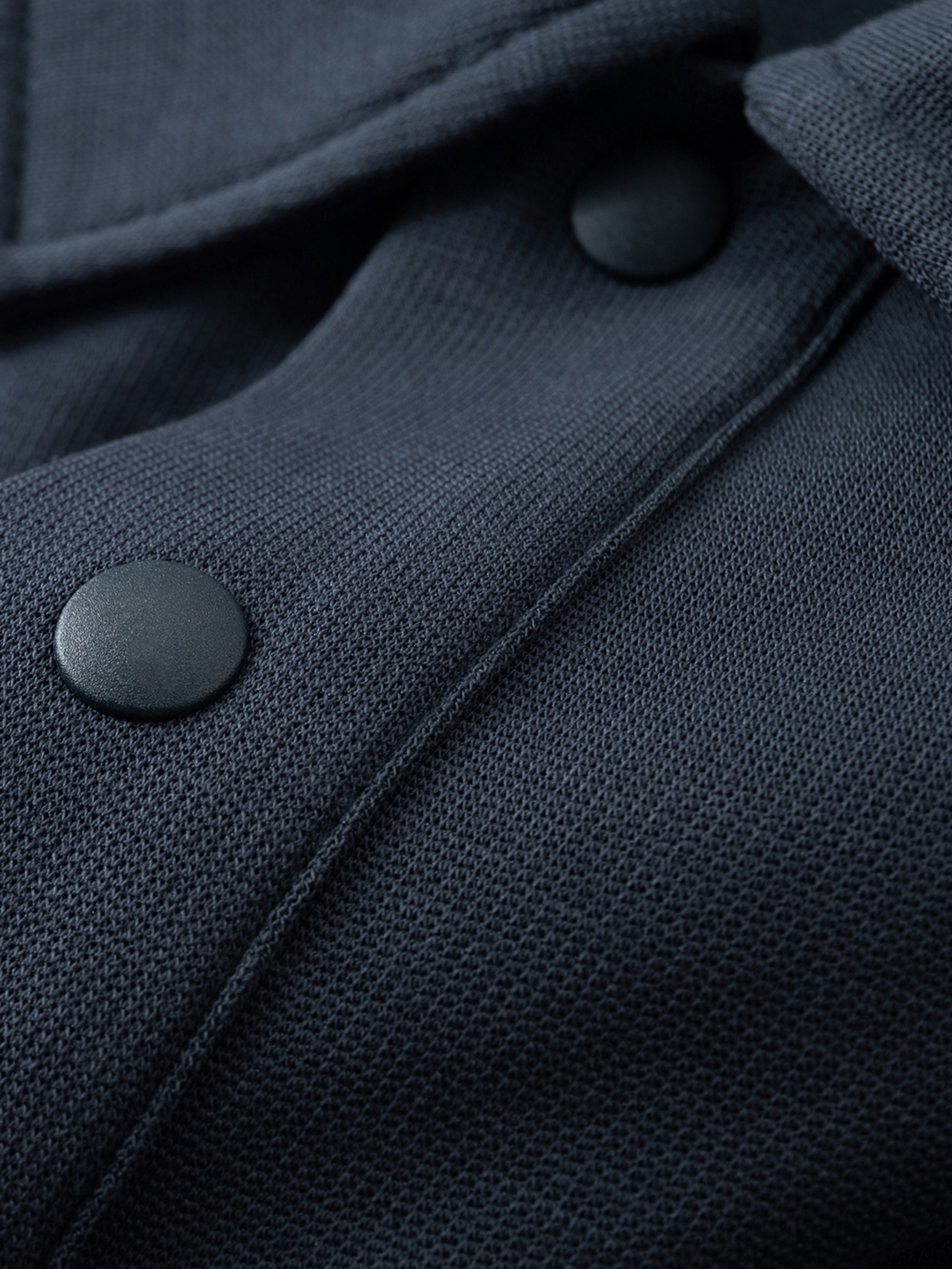 Drop Shoulder Short-Sleeve Polo