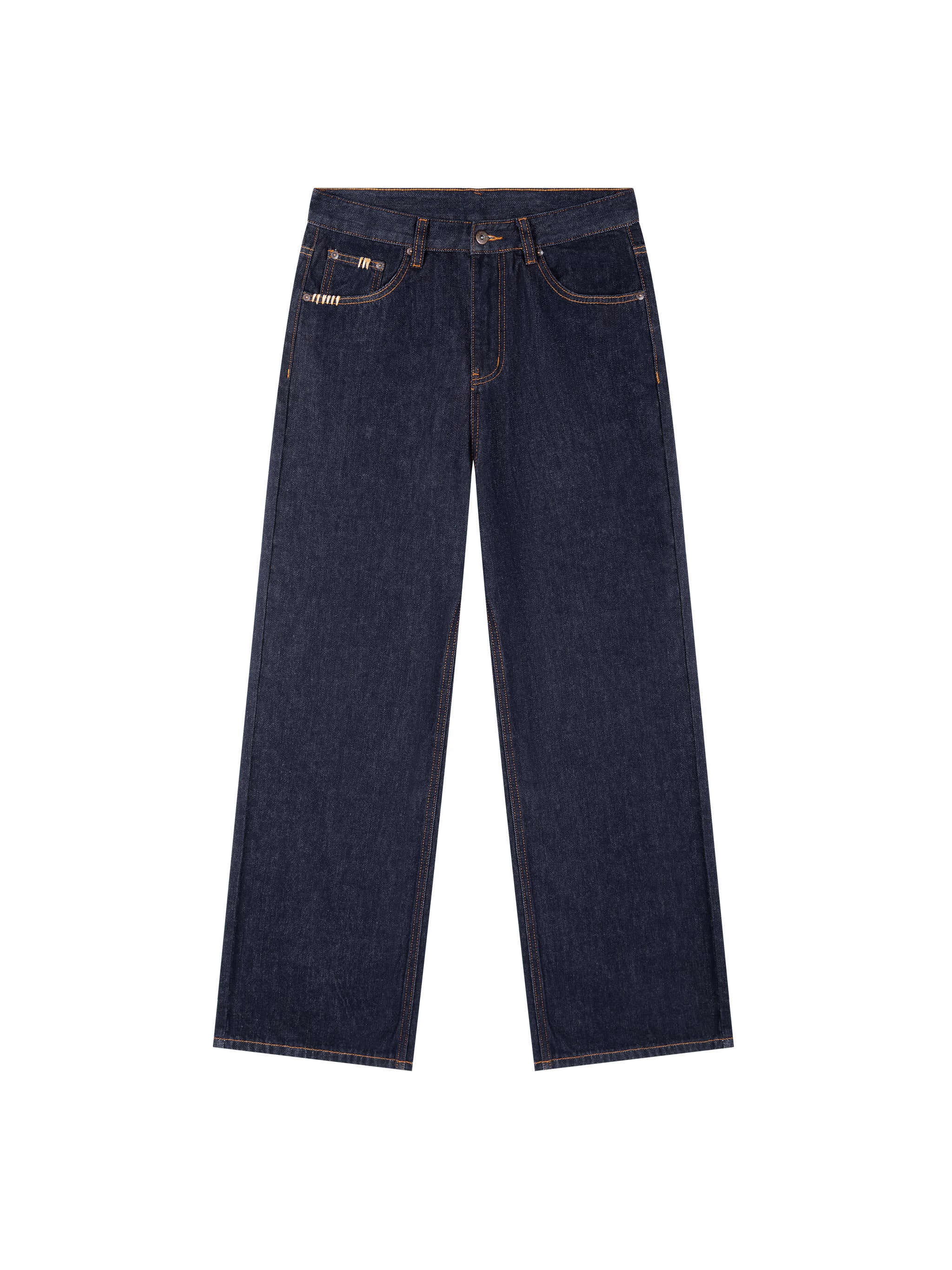 Heavyweight Straight Leg Denim Jeans