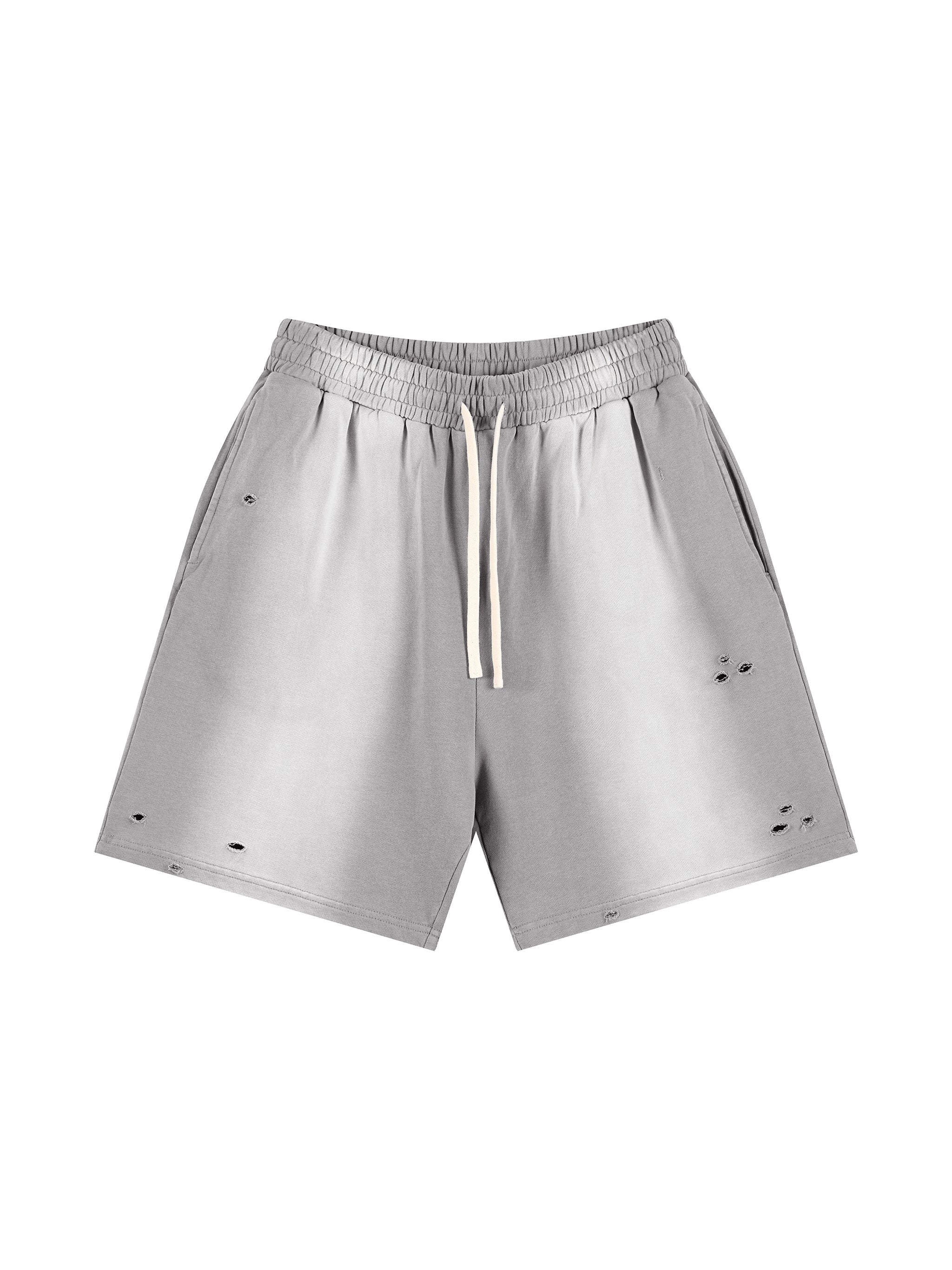 Sun Fade Distressed Shorts