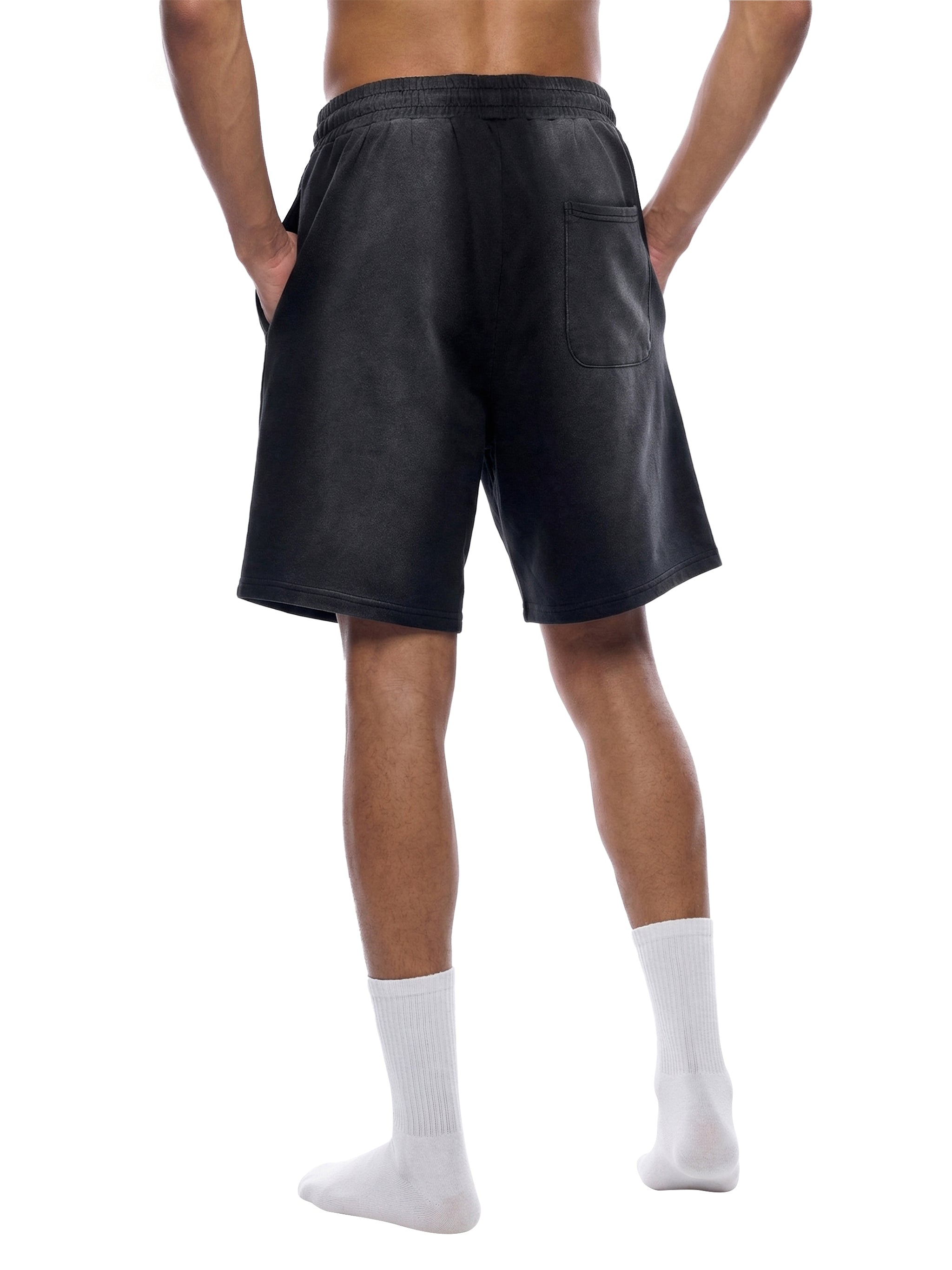 Sun Fade Distressed Shorts